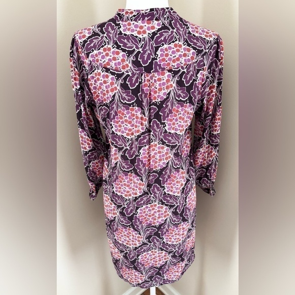 Boden Purple Floral Mini Dress - Picture 4 of 10